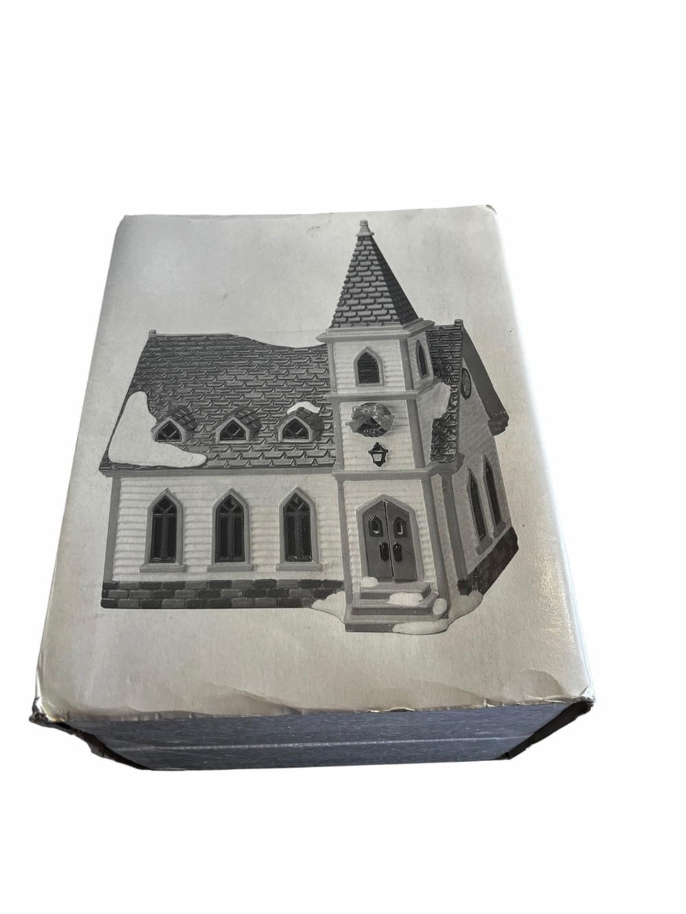 Department 56 Snow Village Shady Oak Church 5462-3 1994 Light Cord Box